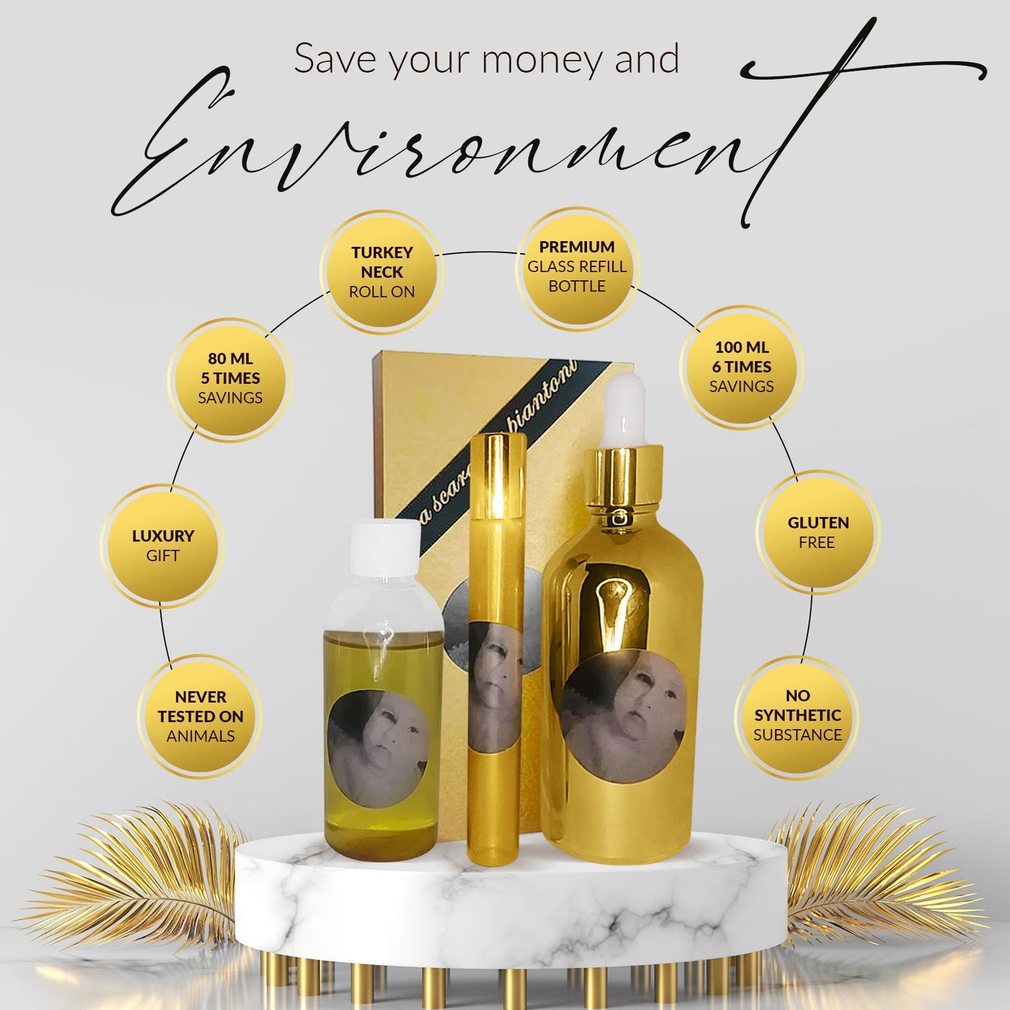 Megamoisterizer sensual lotion 30% Megamoisterizer & 70% sheep tallow and arthodisiac essential oils and natural prejostetone massage candles collection - first taste crome #c123