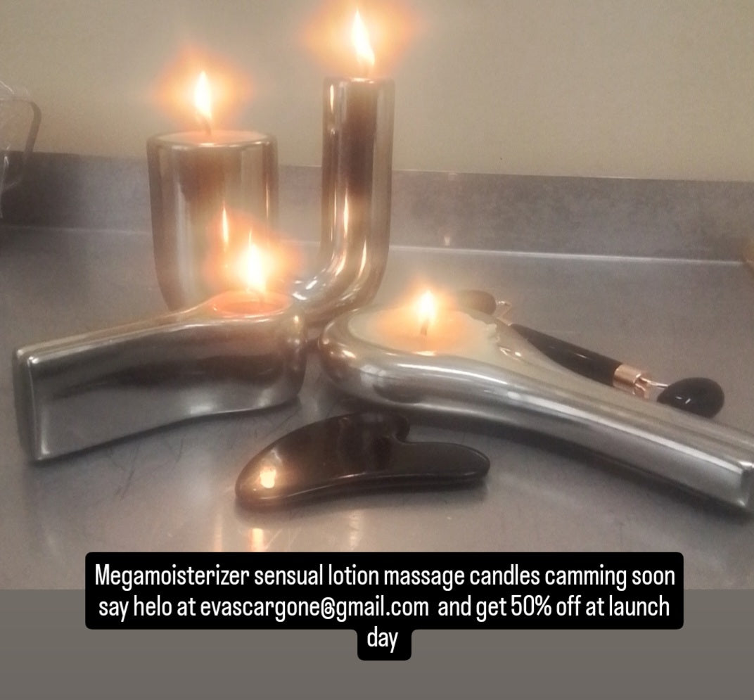 Megamoisterizer sensual lotion massage candles collection first taste crome #c123